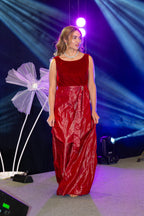 Tigasmo red evening dress