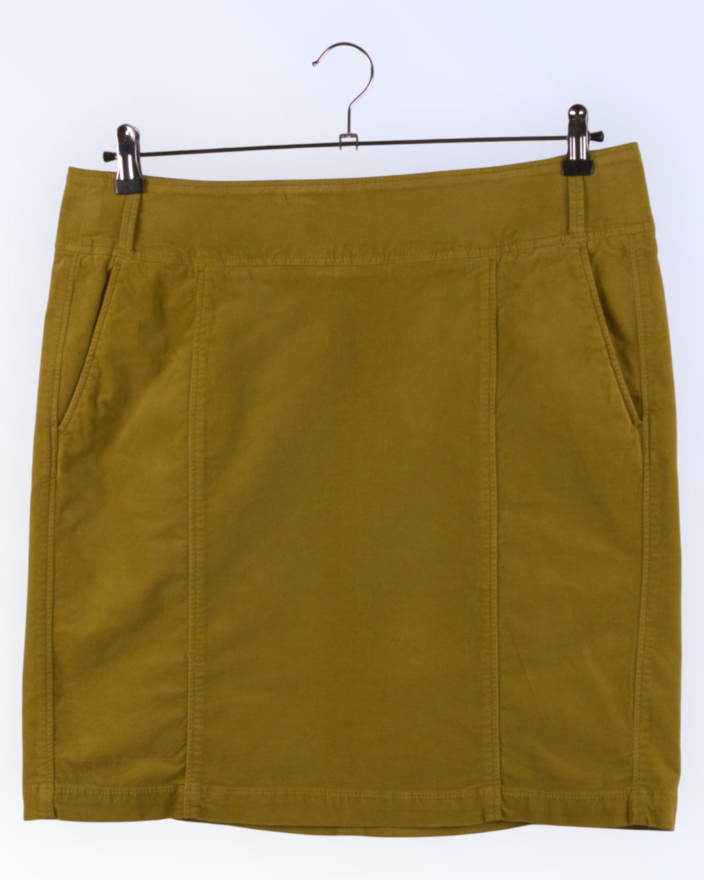 Marc O'Polo light green corduroy skirt