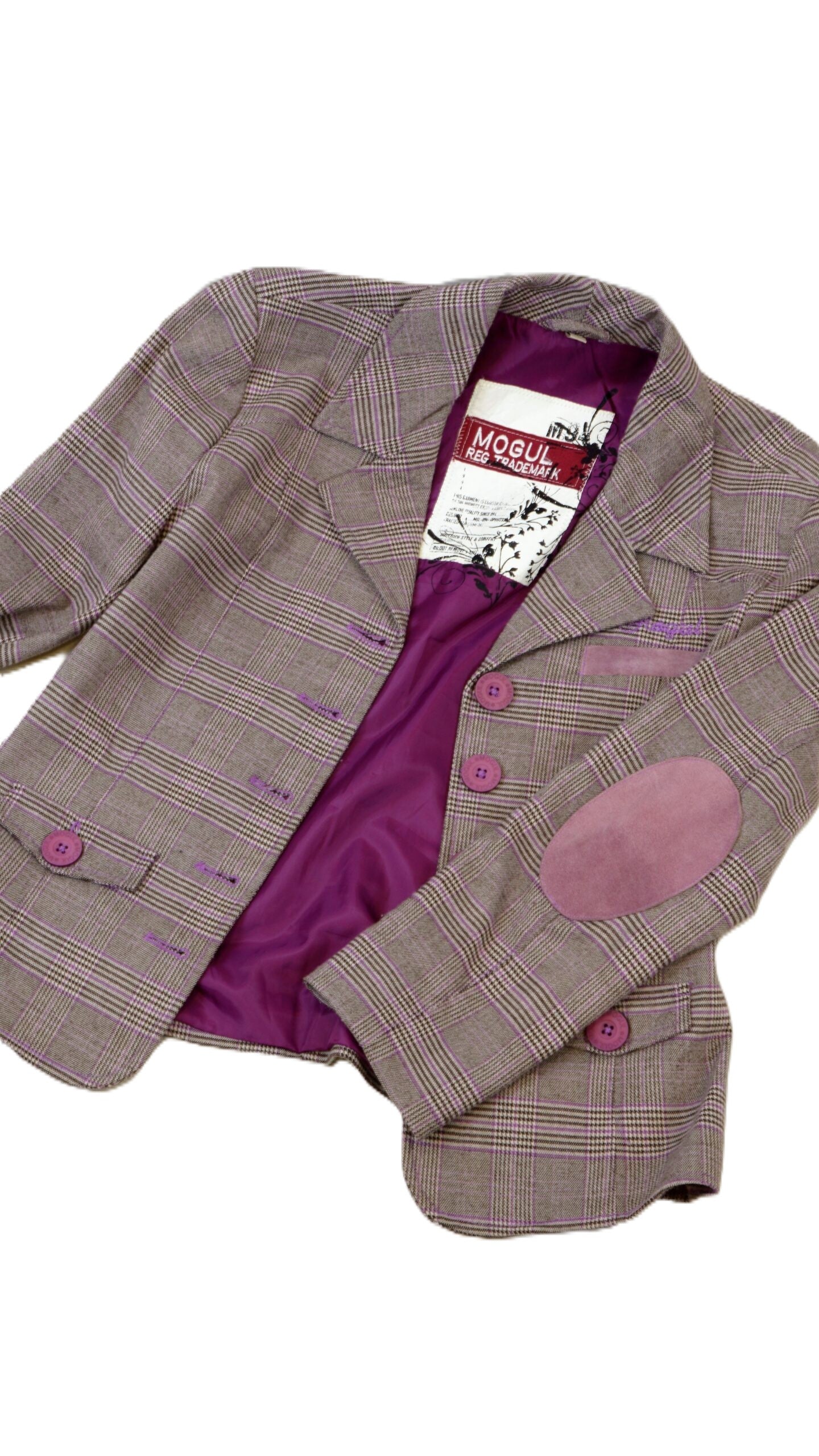 Mogul ruutukankaasta takki