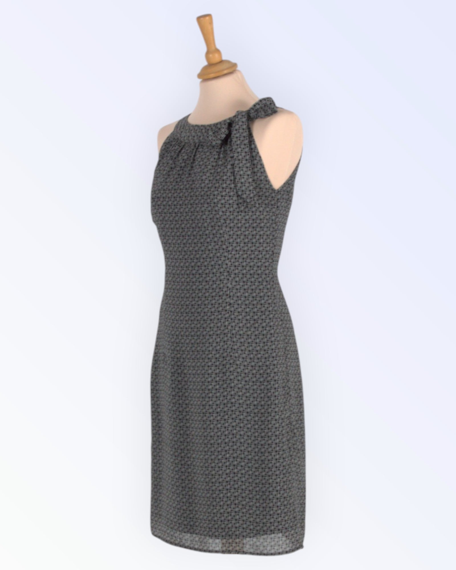 Sir Oliver black and white dress