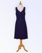 Asable navy blue chiffon dress