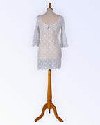 H&M valkoinen pitsitunika