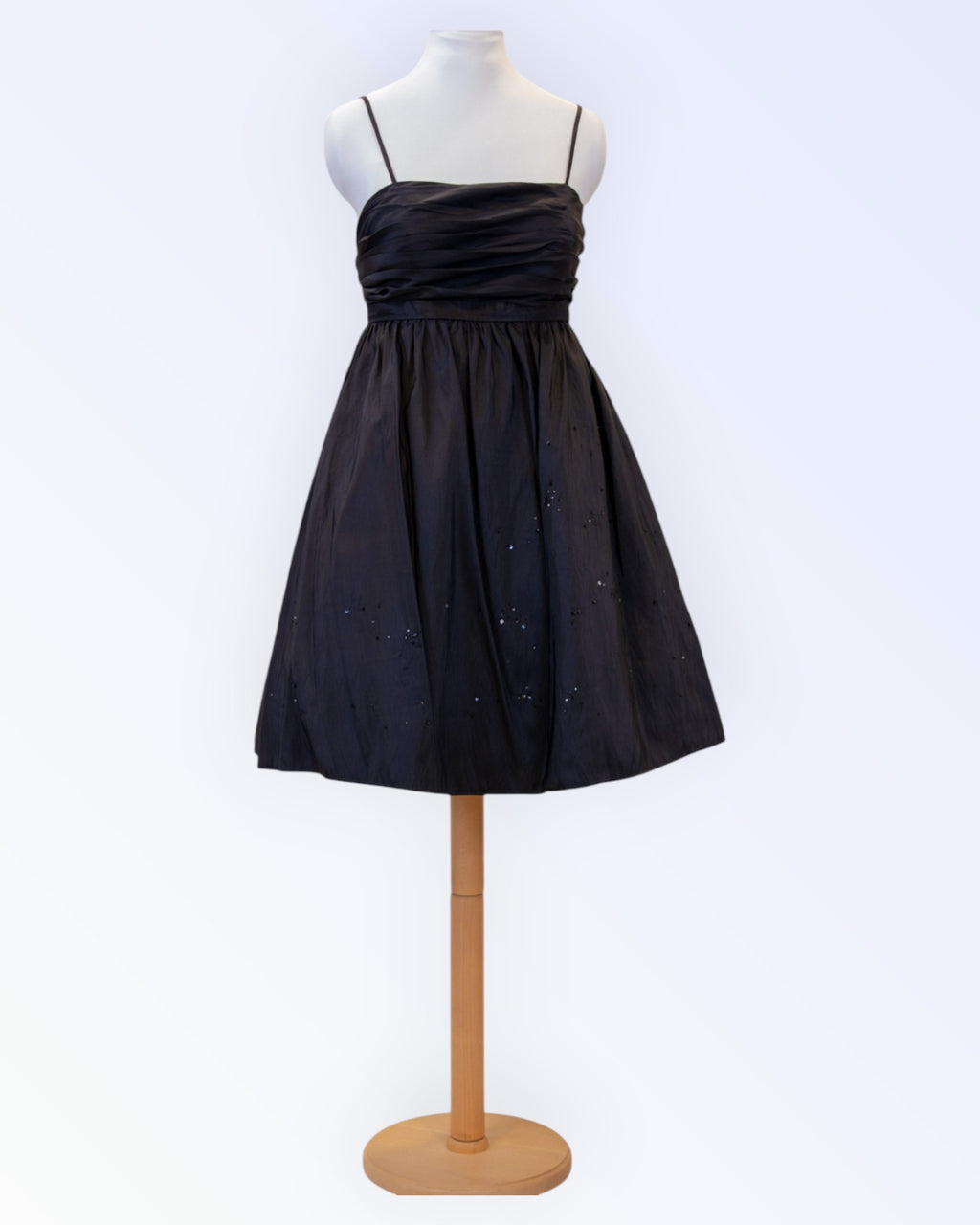 Satin Rouge party dress