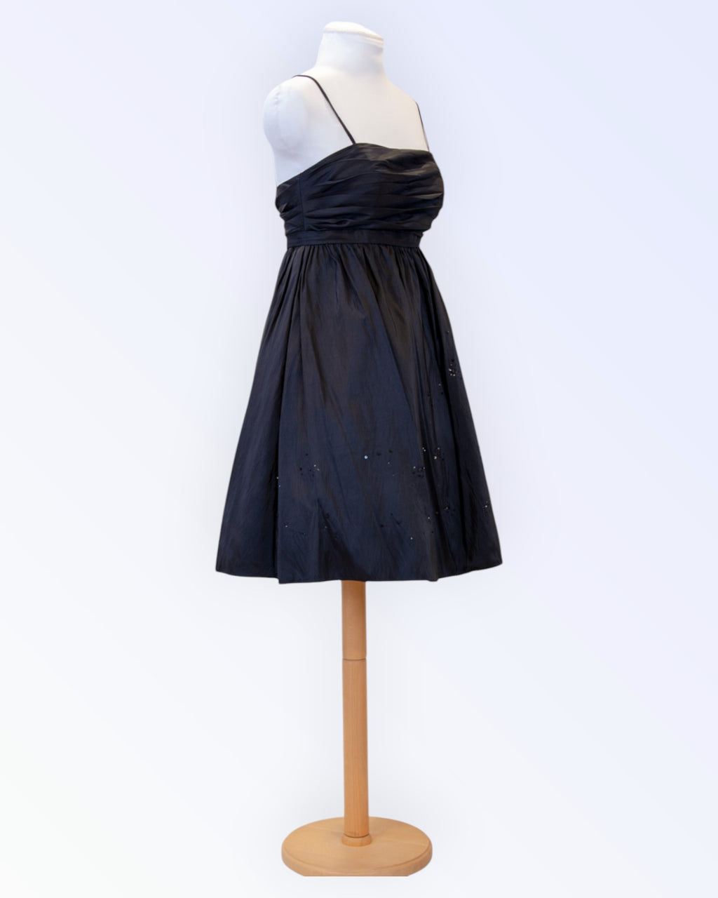 Satin Rouge party dress