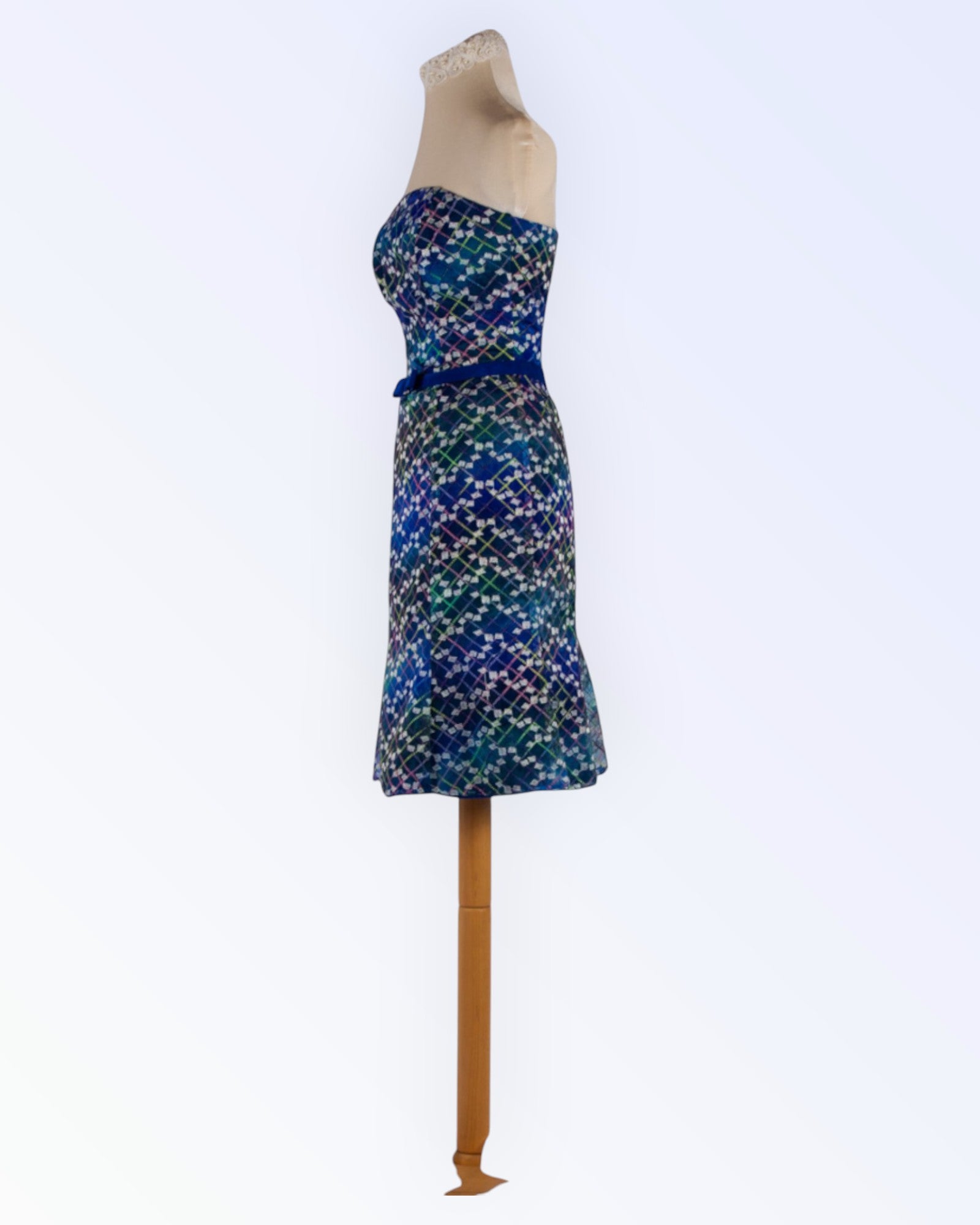 Embroidered organza dress