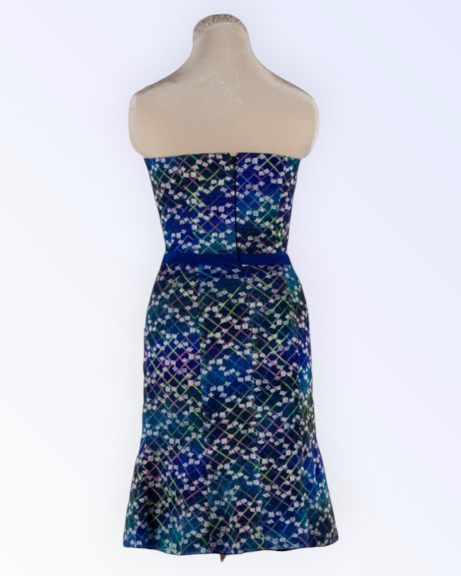 Embroidered organza dress