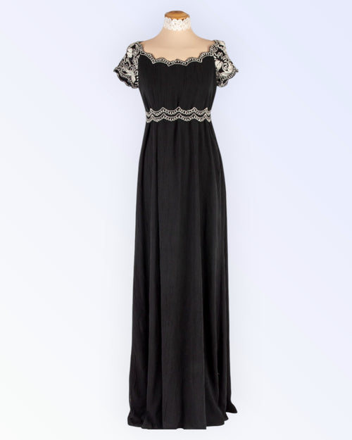 black empire waist dress formal empire-cut – vintage and retro clothing online store Wool Pants Best African Fashion at Color:R20 Cranberry