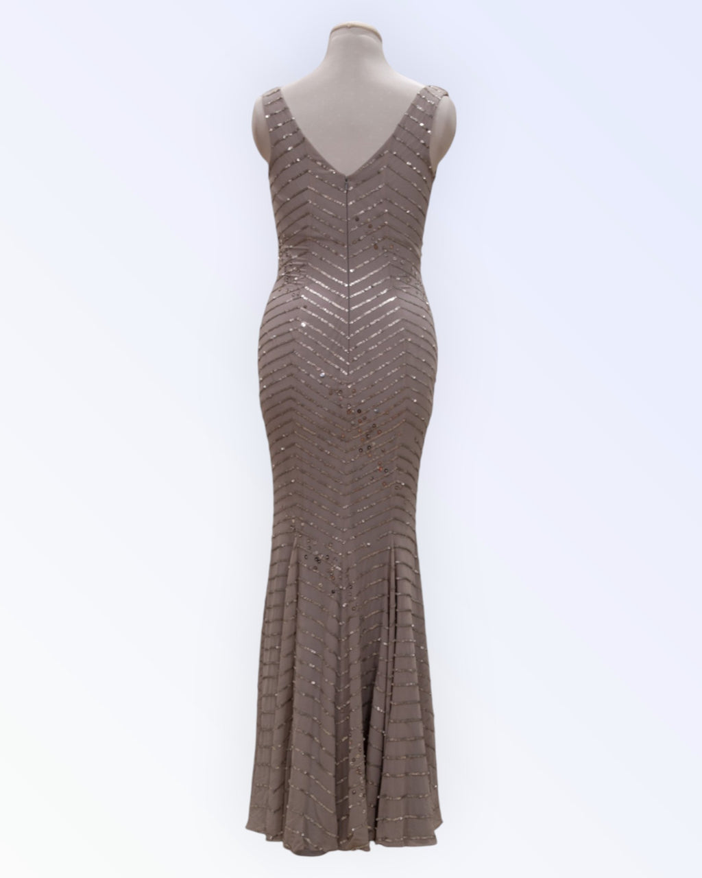 John Charlesin vaaleanharmaa iltapuku