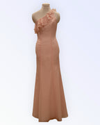Alexia light pink chiffon dress