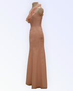 Alexia light pink chiffon dress