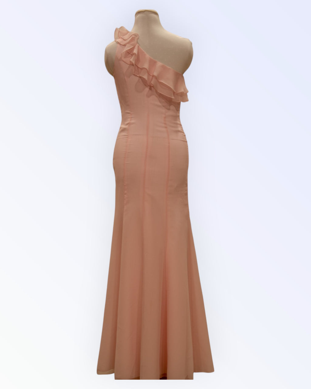 Alexia light pink chiffon dress