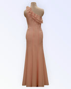 Alexia light pink chiffon dress