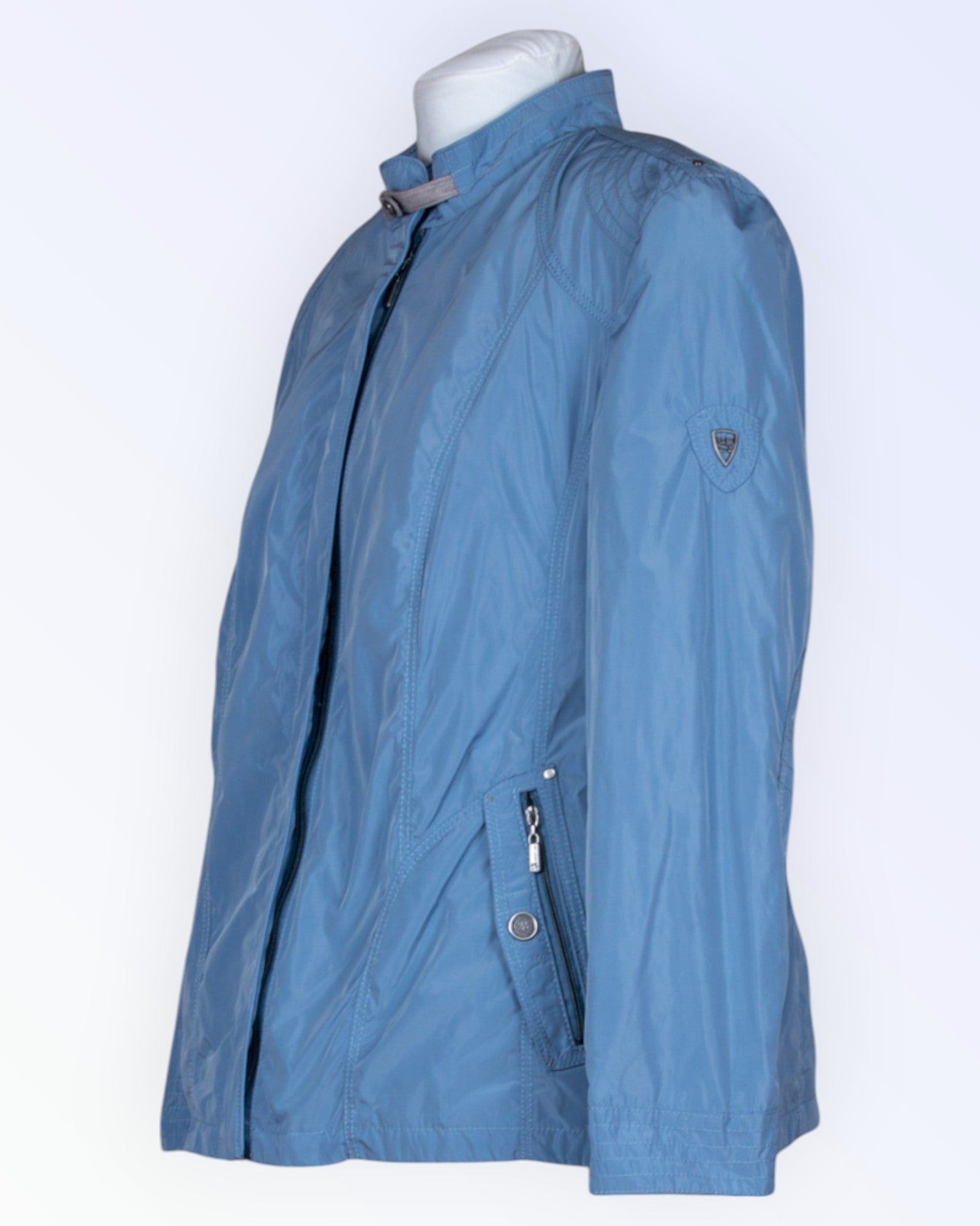Barbara Lebek light blue waterproof sporty jacket