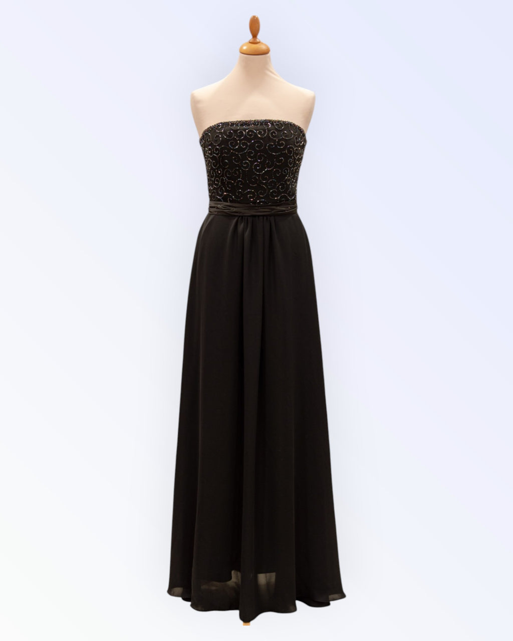 Long formal black dress