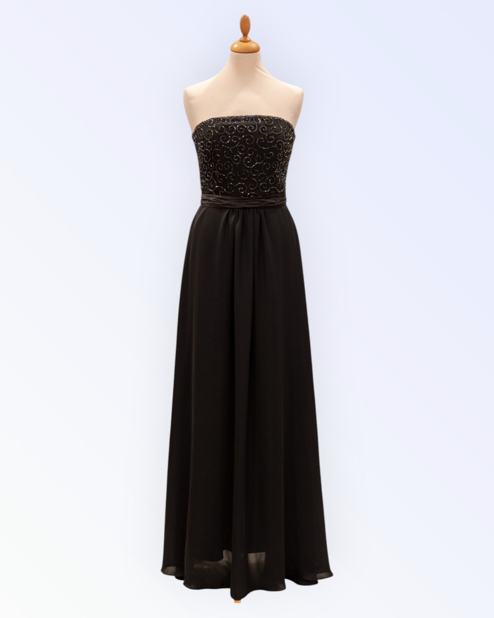 Long formal black dress