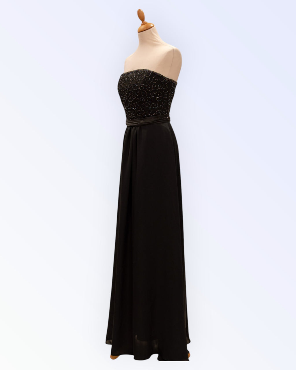Long formal black dress