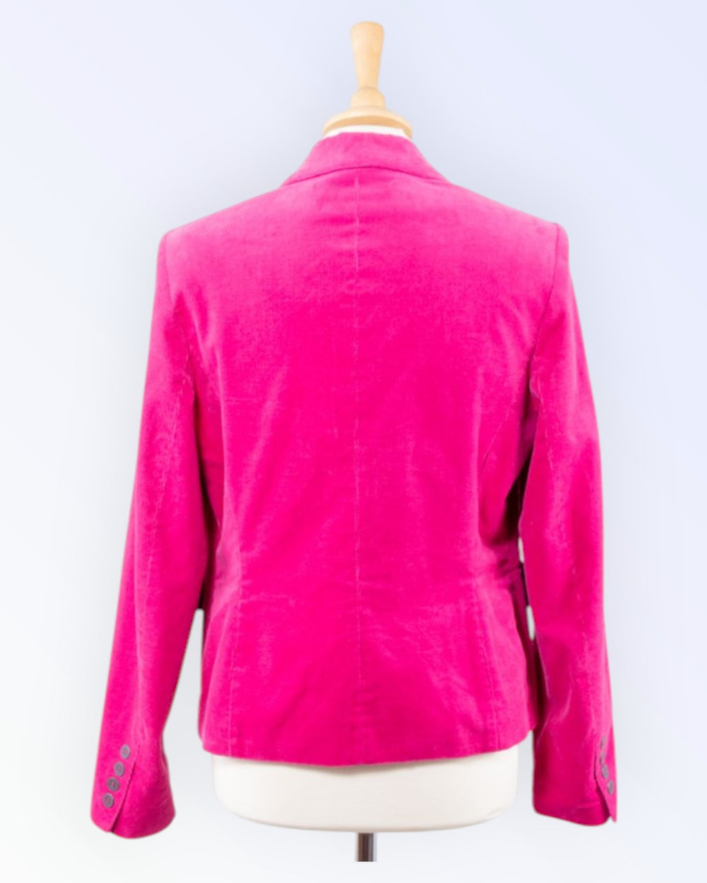 Raspberry Collection vaarikapunane velvetist bleiserjakk