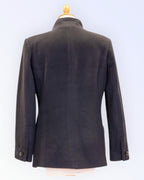 Navy blue wool jacket