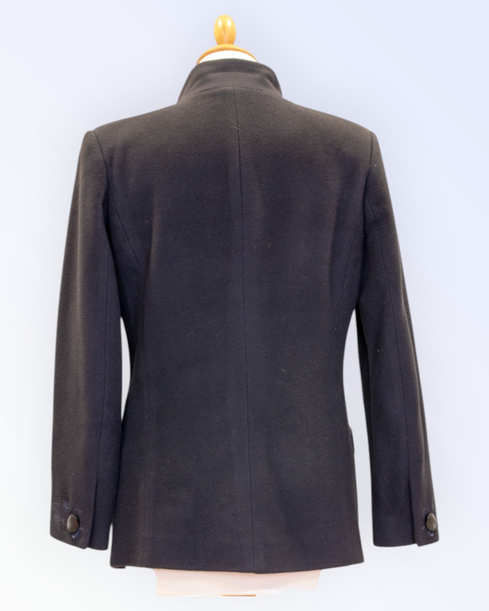 Navy blue wool jacket