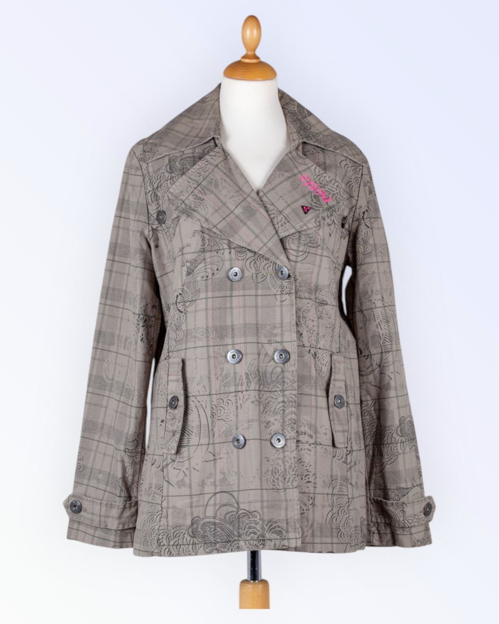 Oxbow sportlik ruuduline õuejope