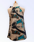 Vila colored satin top