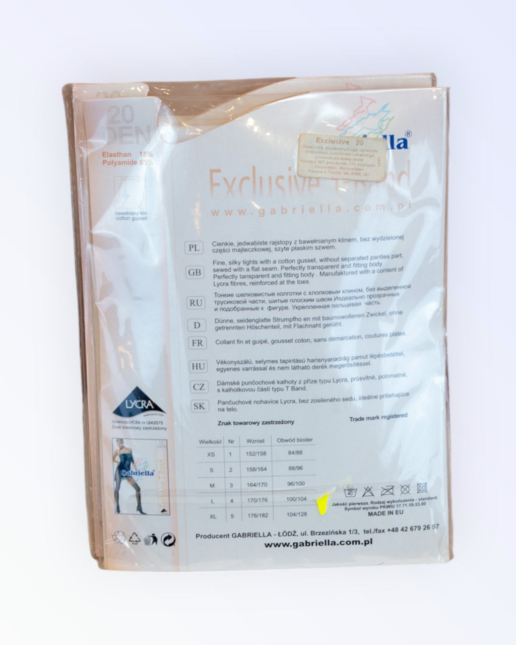 Gabariella valged sukkpüksid