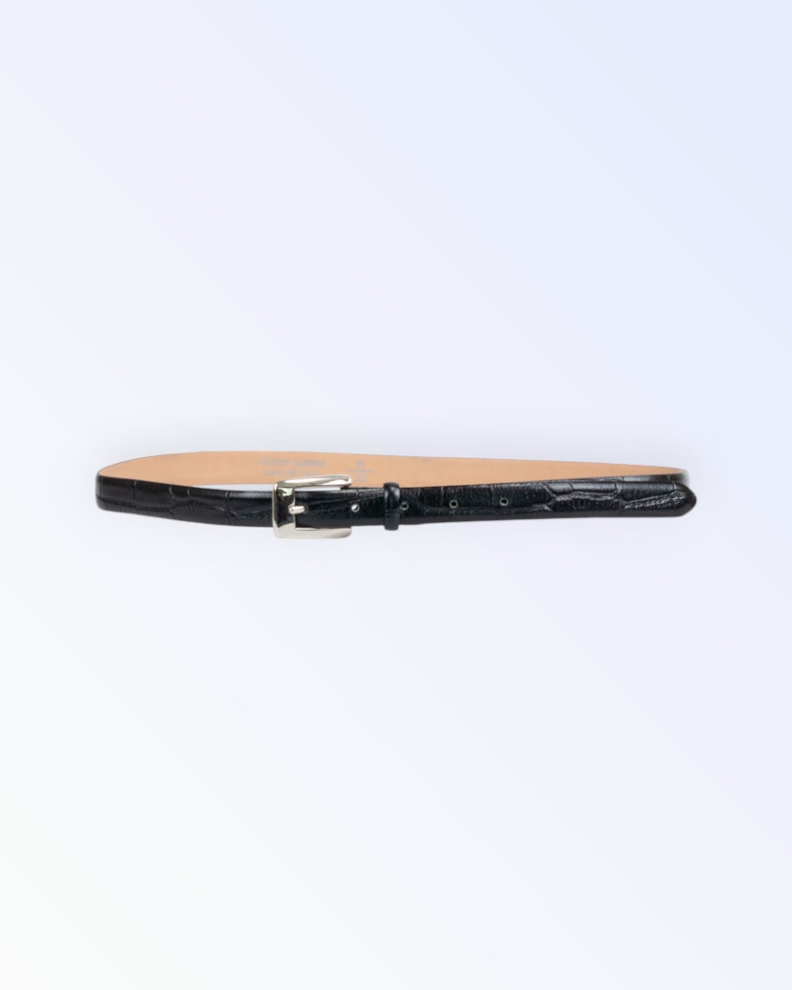 Must naturaalnahast kitsas vöö