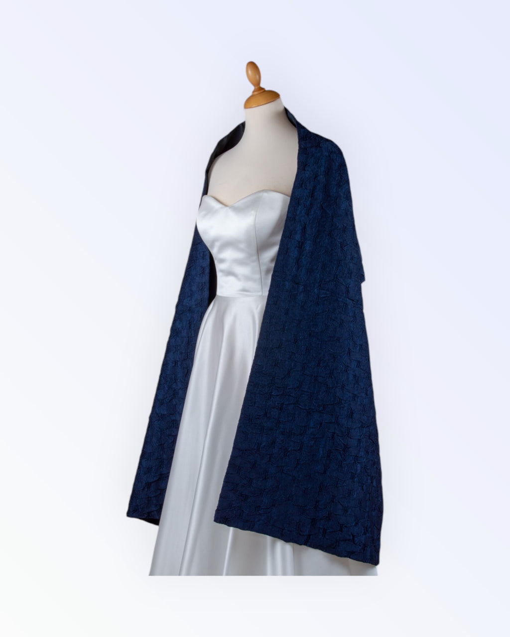 Navy blue theater scarf
