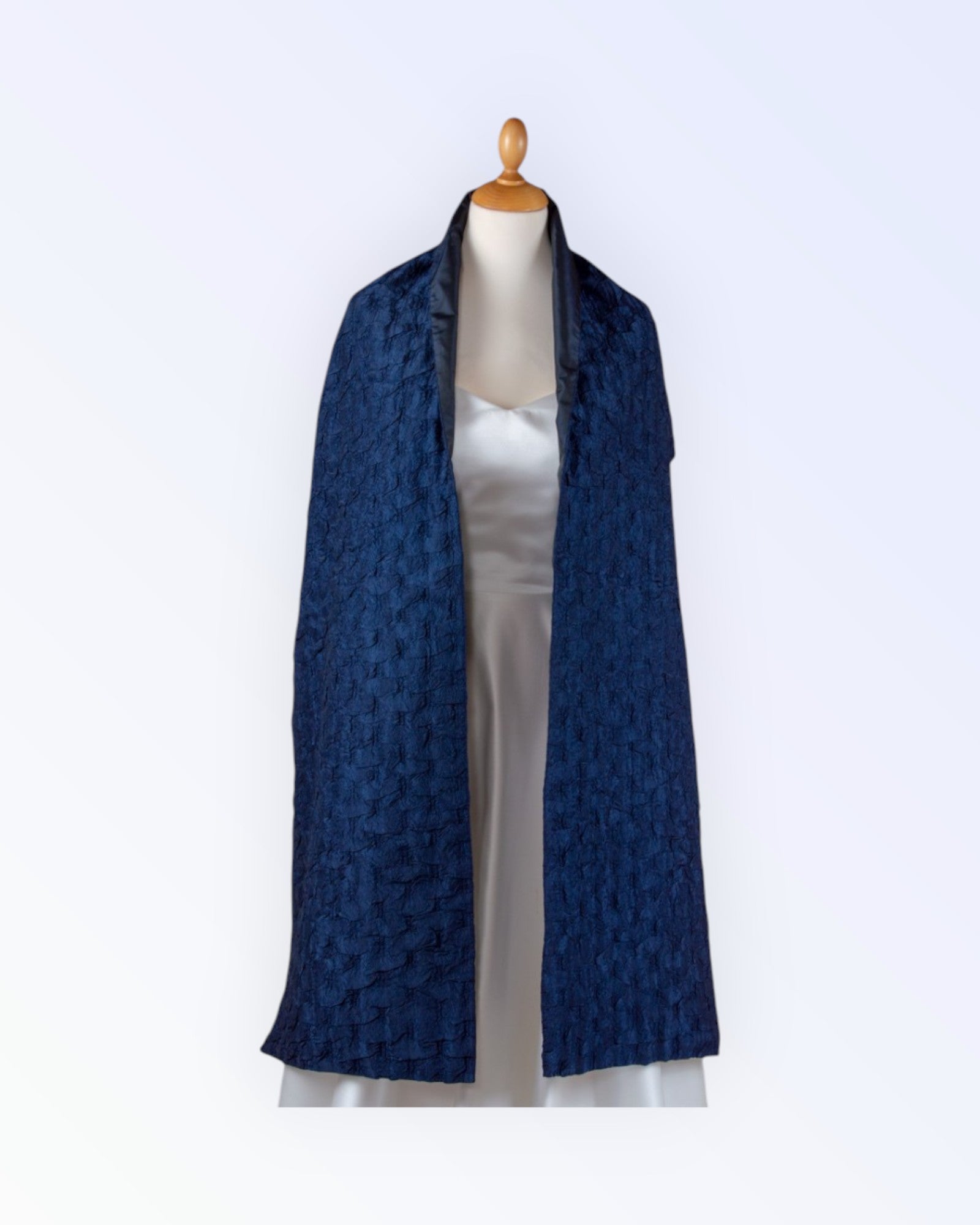 Navy blue theater scarf