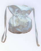 Natural white bag for the bride