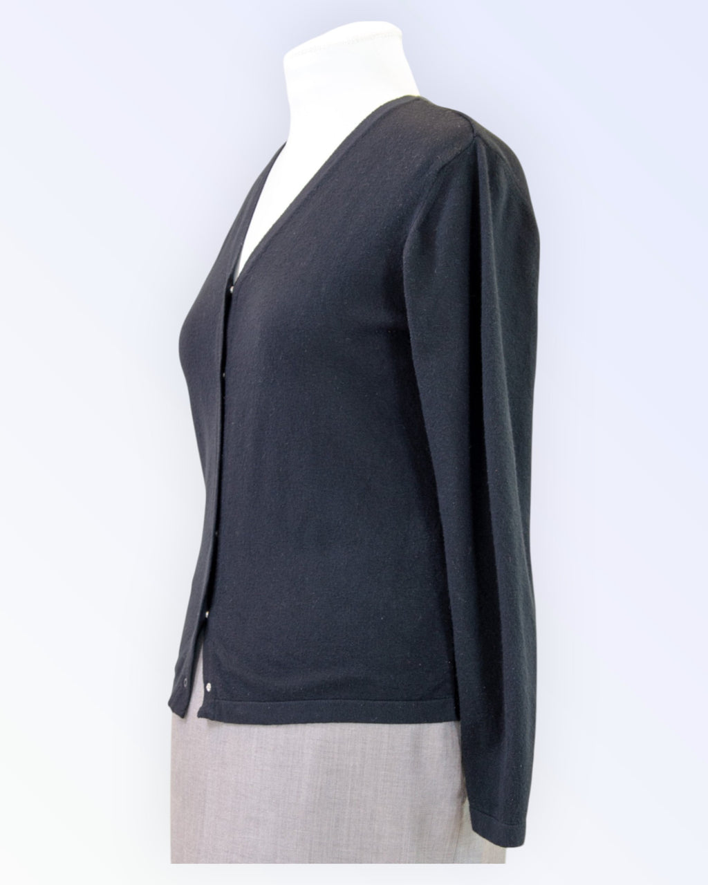 Hirsch musta neuletakki