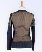 Allsaints laivastonsininen neulepaita