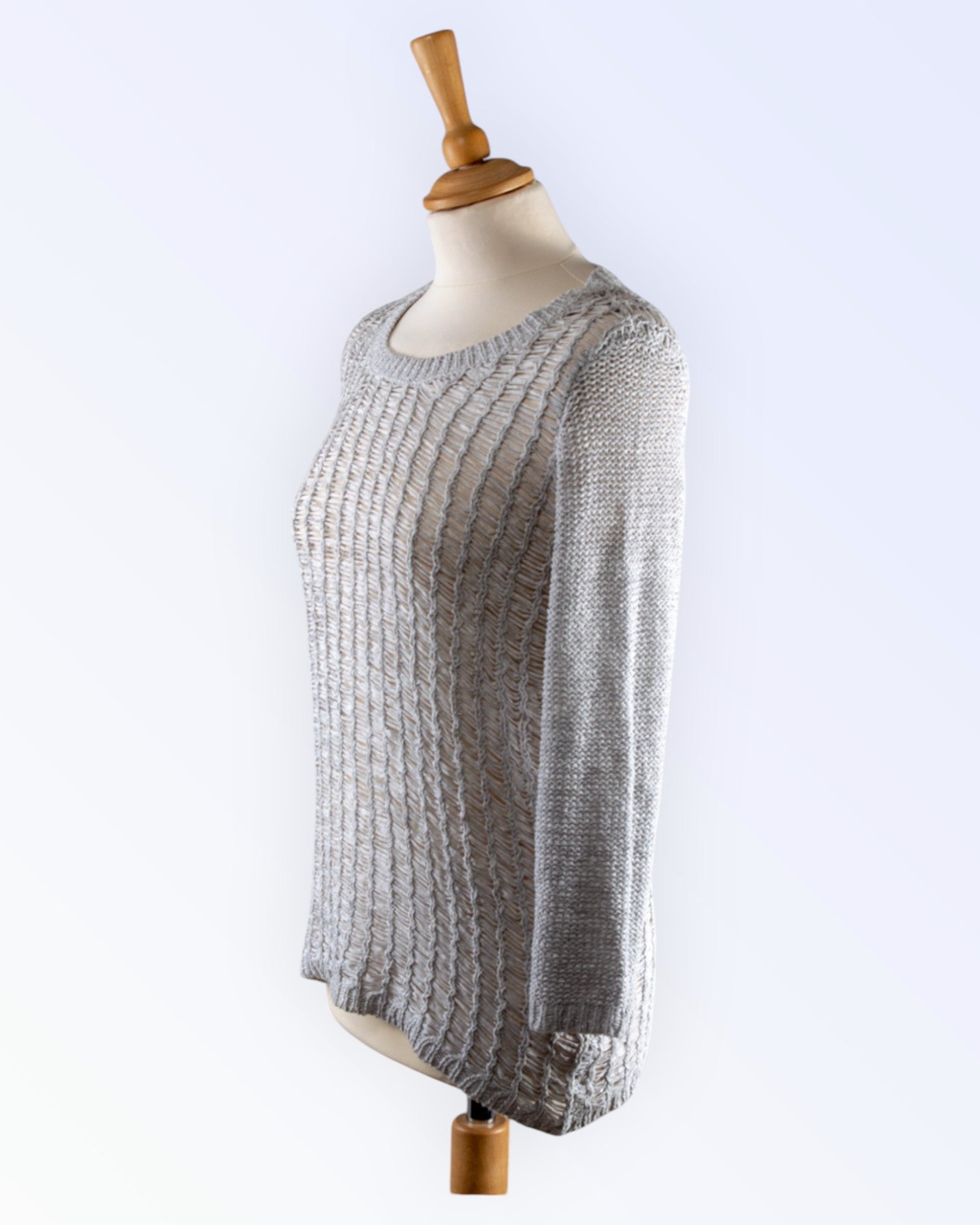 Vila harmaa neulepusero