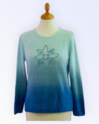 Joy vaaleansininen neulepusero