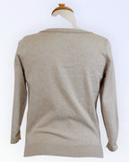 Laura Ashley beige neuletakki