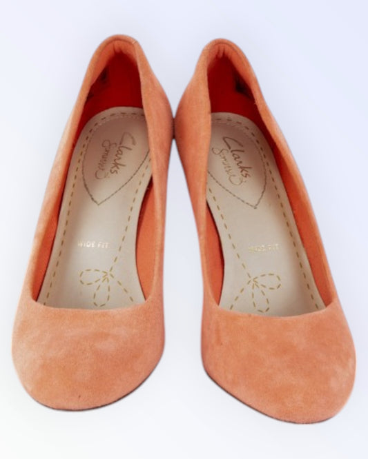 Clarks virsikuvärvi kingad