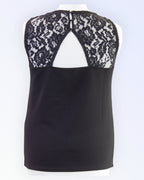 Vila black knit top