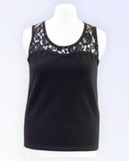 Vila black knit top