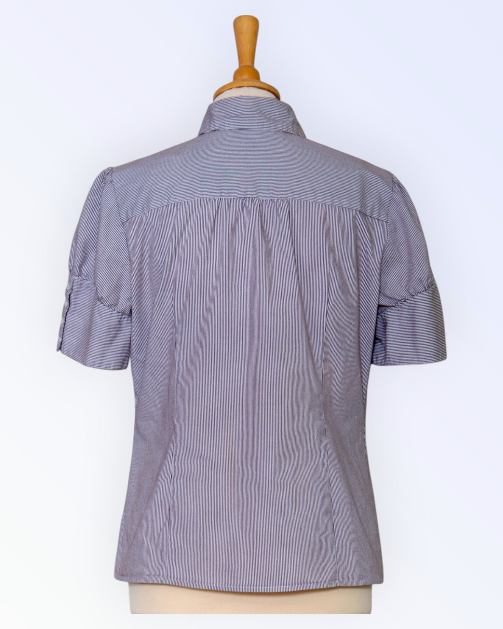 apt.9 short-sleeved striped blouse