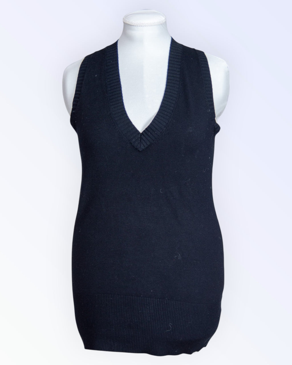 Your Face black knitted vest