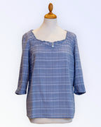Tom Tailor blue gray summer blouse