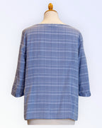 Tom Tailor blue gray summer blouse