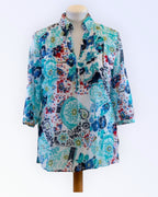 Peter Hahn floral summer blouse