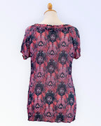 Tom Tailor colorful feather pattern top