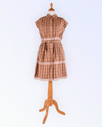 Rut m.fl. checked cotton summer dress