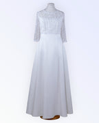 White A-line wedding dress