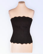 Mustast pitsist korsett