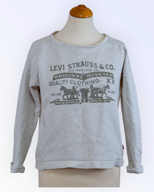 Levi'sin vaaleanharmaa collegepaita