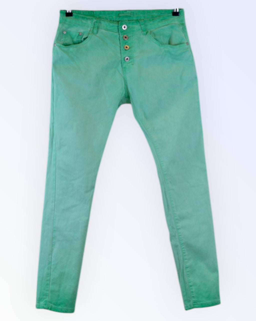 Place du Jour light green jeans