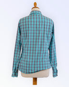 Peak Performance checked blouse